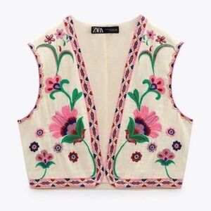 viral zara embroidered top